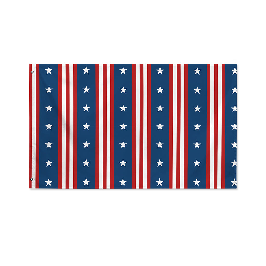 USA Independence Day Pattern Print Polyester Flag