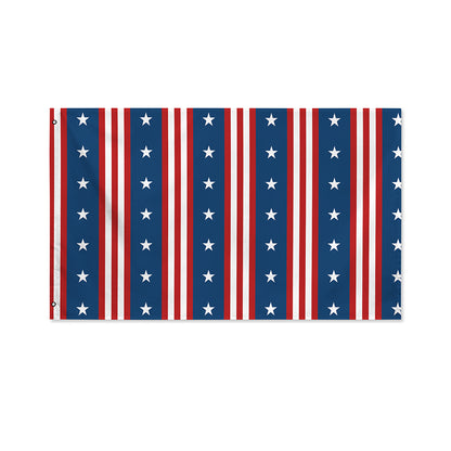 USA Independence Day Pattern Print Polyester Flag