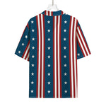 USA Independence Day Pattern Print Rayon Hawaiian Shirt