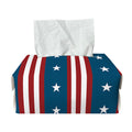 USA Independence Day Pattern Print Rectangle Tissue Box Cover