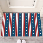 USA Independence Day Pattern Print Rubber Doormat