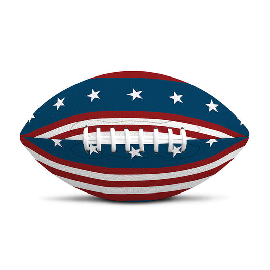 USA Independence Day Pattern Print Rugby Ball