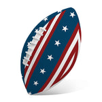 USA Independence Day Pattern Print Rugby Ball
