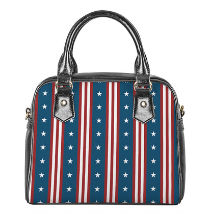 USA Independence Day Pattern Print Shoulder Handbag