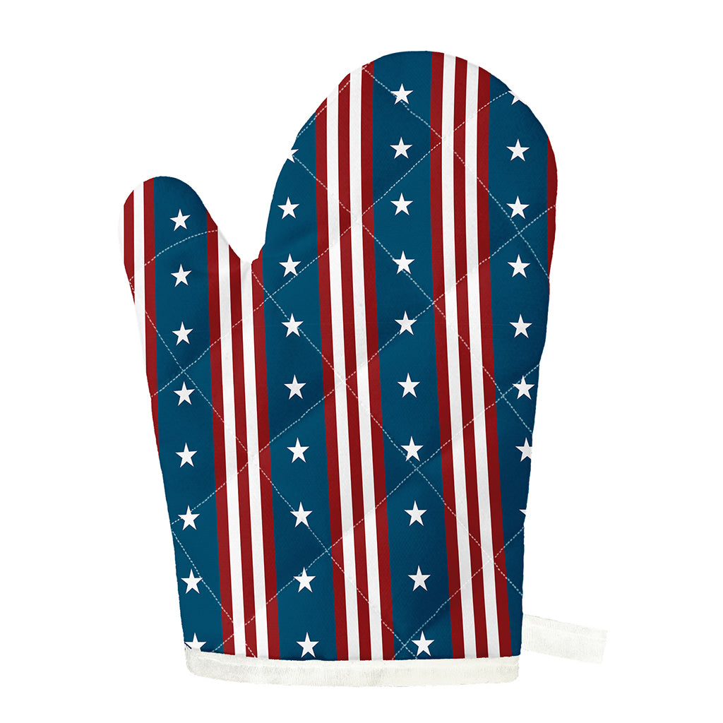 USA Independence Day Pattern Print Single Oven Mitt