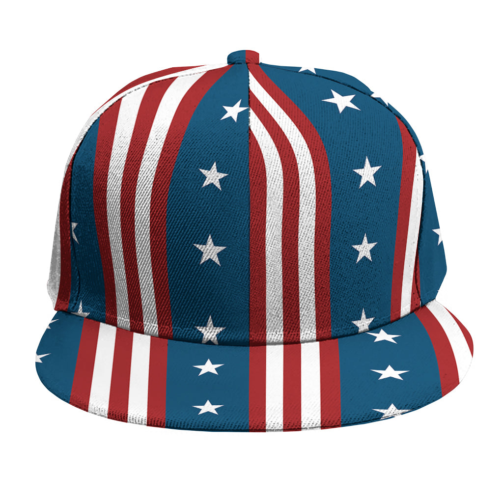 USA Independence Day Pattern Print Snapback Cap