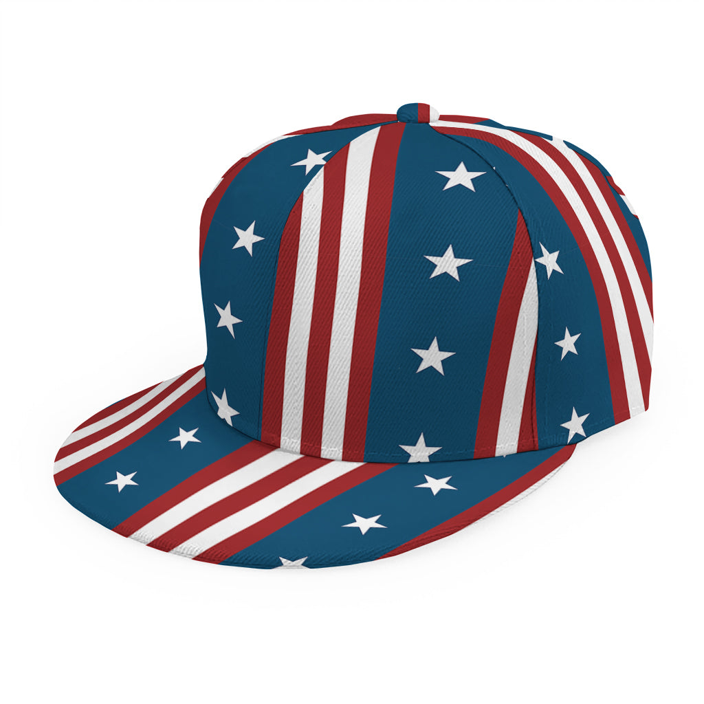 USA Independence Day Pattern Print Snapback Cap