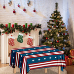 USA Independence Day Pattern Print Tablecloth