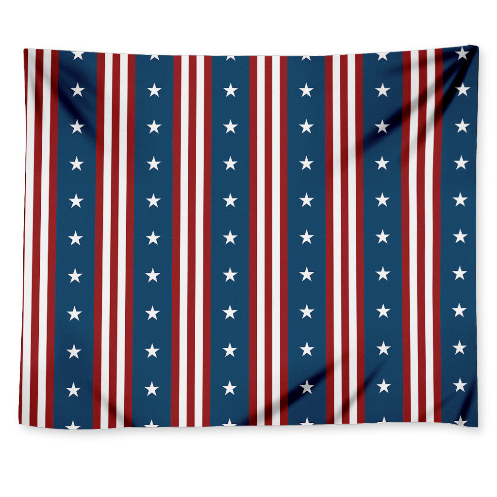 USA Independence Day Pattern Print Tapestry