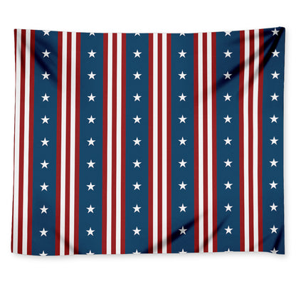 USA Independence Day Pattern Print Tapestry