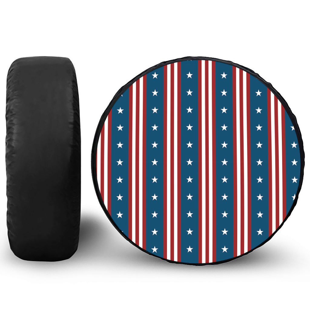 USA Independence Day Pattern Print Tire Cover