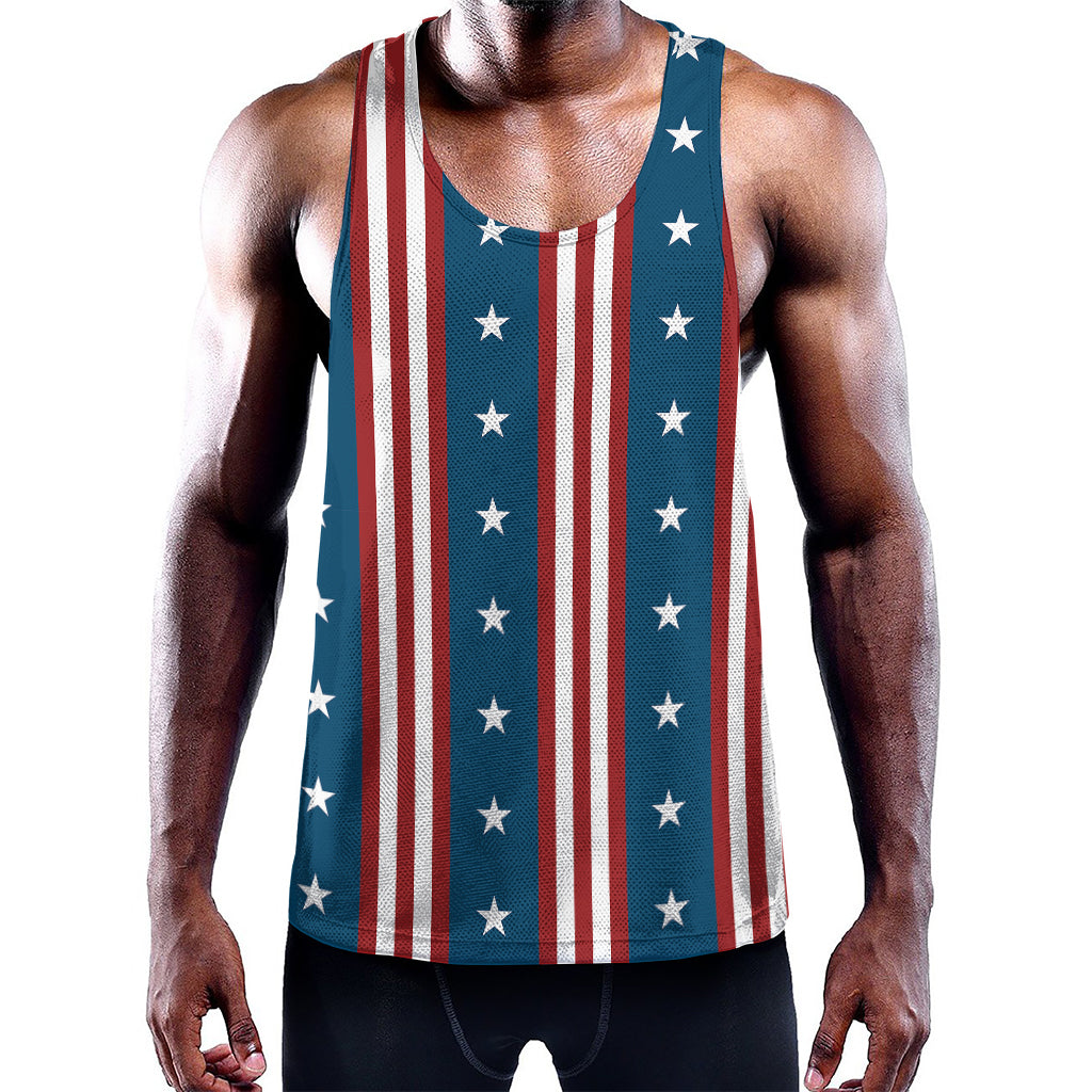 USA Independence Day Pattern Print Training Tank Top