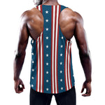USA Independence Day Pattern Print Training Tank Top