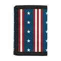 USA Independence Day Pattern Print Trifold Wallet