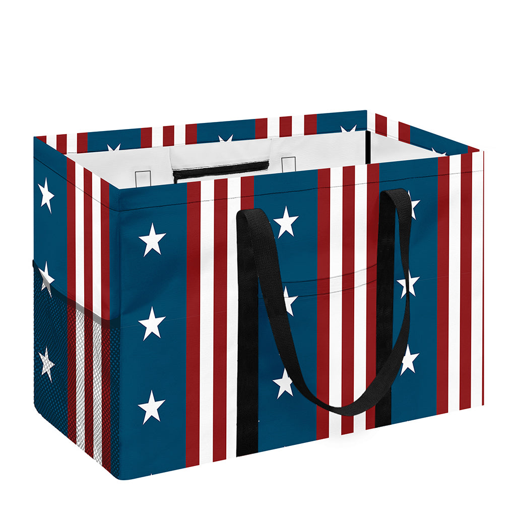 USA Independence Day Pattern Print Utility Tote Bag