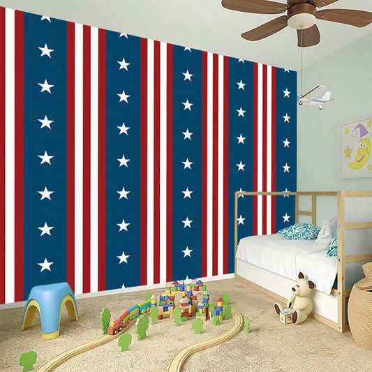 USA Independence Day Pattern Print Wall Sticker