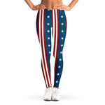 USA Independence Day Pattern Print Women's Leggings