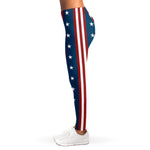 USA Independence Day Pattern Print Women's Leggings