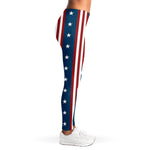 USA Independence Day Pattern Print Women's Leggings