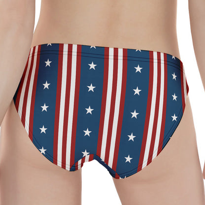 USA Independence Day Pattern Print Women's Panties