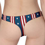 USA Independence Day Pattern Print Women's Thong