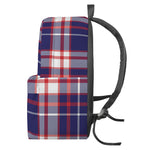 USA Patriotic Plaid Print Backpack