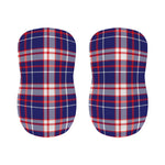 USA Patriotic Plaid Print Bar Stool Covers