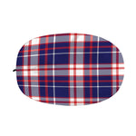 USA Patriotic Plaid Print Car Side Mirror Covers