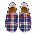 USA Patriotic Plaid Print Casual Shoes