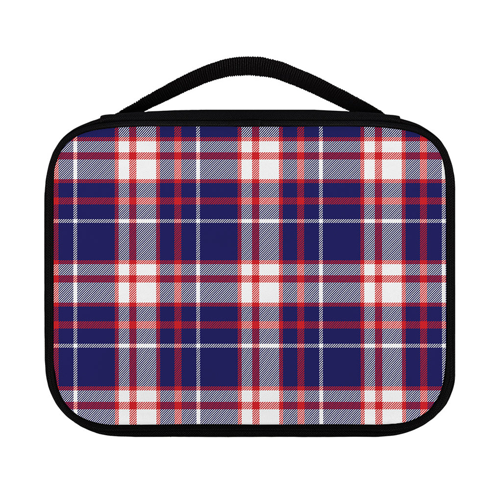 USA Patriotic Plaid Print Classic Bible Case