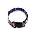USA Patriotic Plaid Print Dog Collar