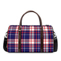 USA Patriotic Plaid Print Duffel Bag