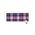 USA Patriotic Plaid Print Extended Mouse Pad