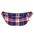 USA Patriotic Plaid Print Fanny Pack