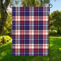USA Patriotic Plaid Print Garden Flag