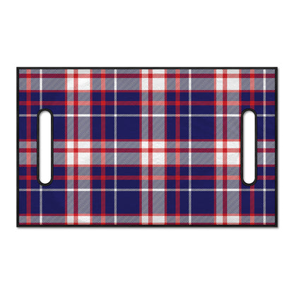 USA Patriotic Plaid Print Golf Cart Seat Cover