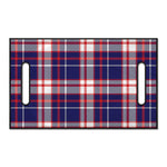 USA Patriotic Plaid Print Golf Cart Seat Cover