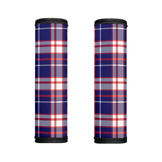 USA Patriotic Plaid Print Handle Covers