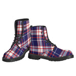 USA Patriotic Plaid Print Backpack