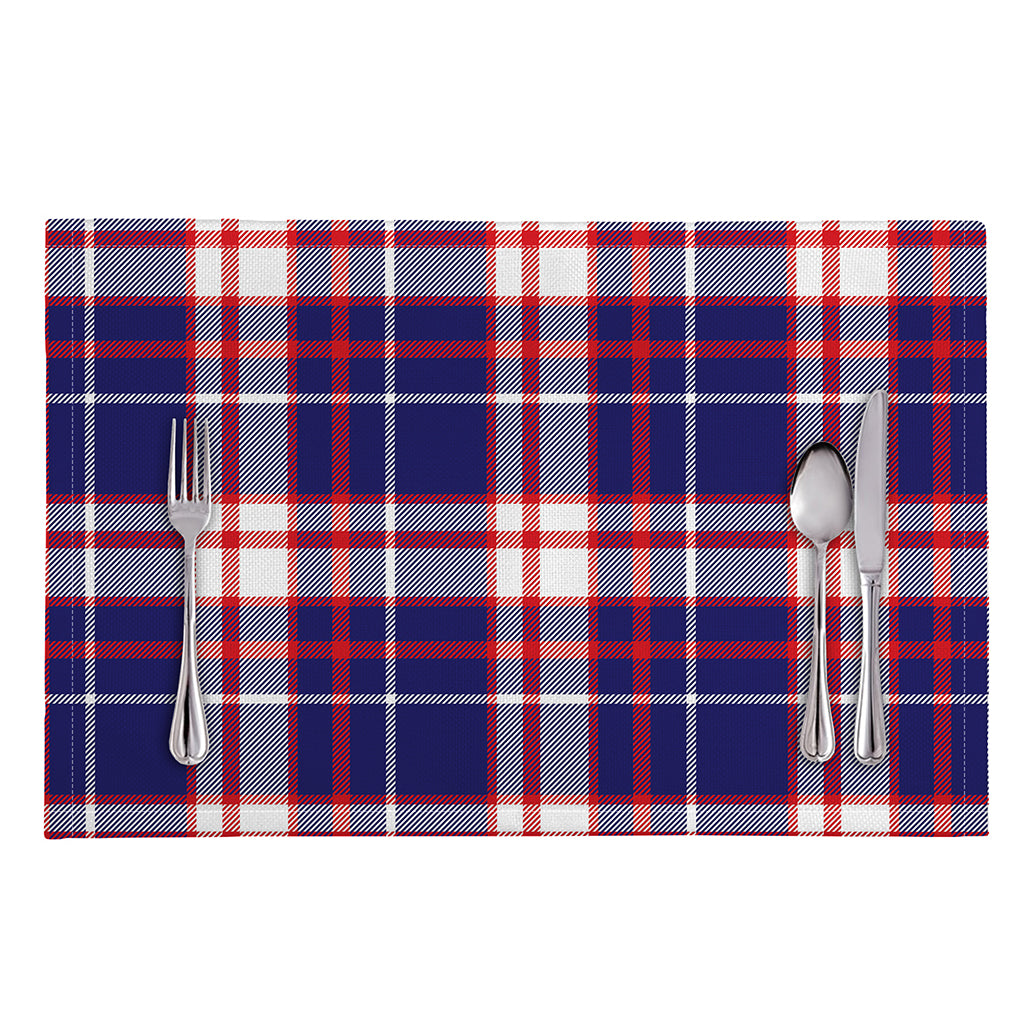 USA Patriotic Plaid Print Placemat