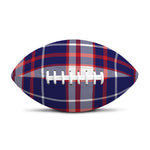 USA Patriotic Plaid Print Rugby Ball