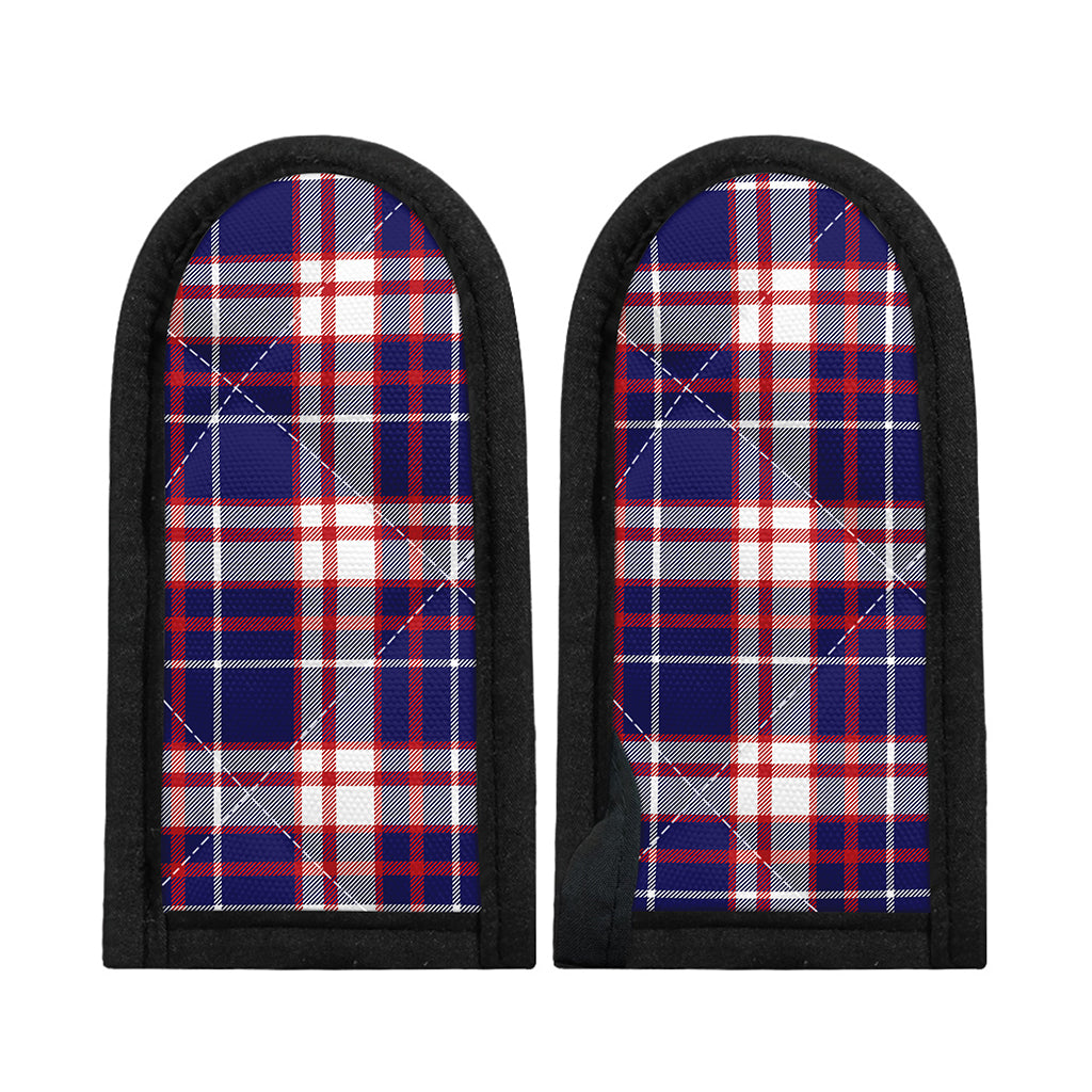USA Patriotic Plaid Print Skillet Handle Cover