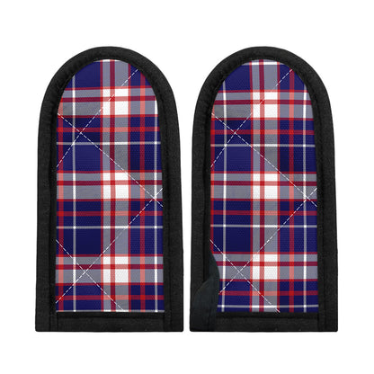 USA Patriotic Plaid Print Skillet Handle Cover