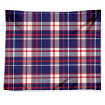 USA Patriotic Plaid Print Tapestry