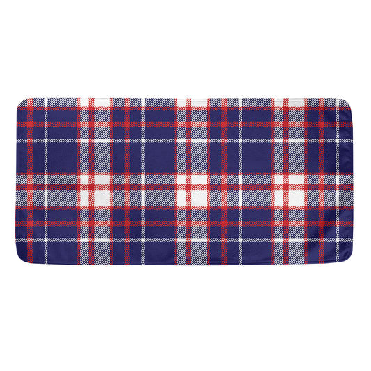 USA Patriotic Plaid Print Towel