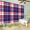USA Patriotic Plaid Print Wall Sticker