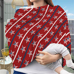 USA Patriotic Star Pattern Print Baby Seat Cover