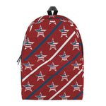 USA Patriotic Star Pattern Print Backpack