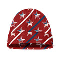 USA Patriotic Star Pattern Print Beanie