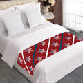 USA Patriotic Star Pattern Print Bed Runner